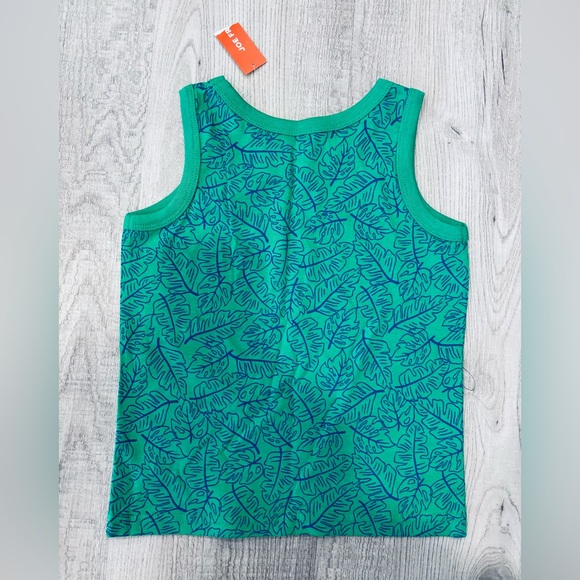 NWT Joe Fresh Kids' Shark and Leaf Print Tank Tops 4T - Picture 7 of 7